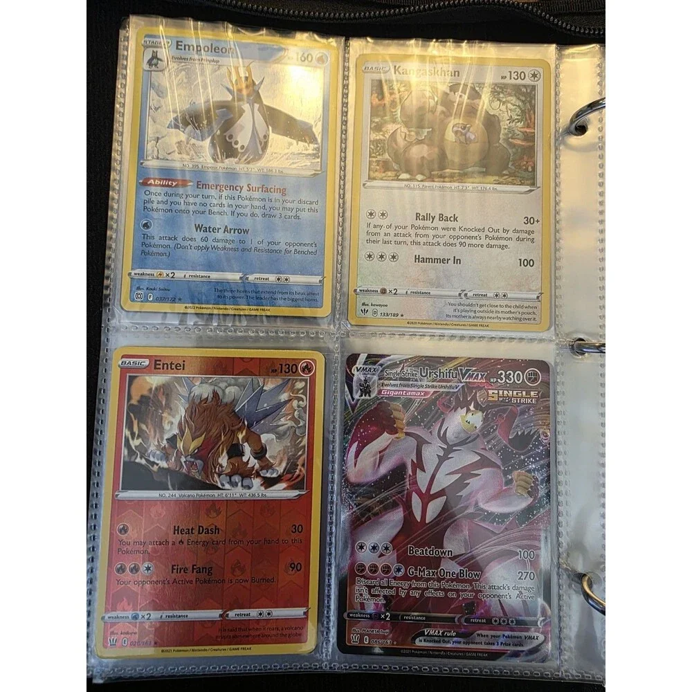 🔥Pokemon Binder Collection🔥 double sleeved NM/M Condition 💎